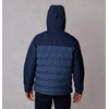 image:imageColumbia Mens Grand Trek II Down Hooded JacketDark Mountain  Collegiate Navy