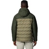 image:imageColumbia Mens Grand Trek II Down Hooded JacketStone GreenGreenscape