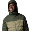 image:imageColumbia Mens Grand Trek II Down Hooded JacketStone GreenGreenscape