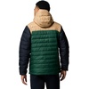 image:imageColumbia Mens Powder Lite II Hooded JacketRain ForestCanoeBlack