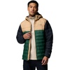 image:imageColumbia Mens Powder Lite II Hooded JacketRain ForestCanoeBlack