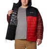image:imageColumbia Mens Powder Lite II Hooded JacketSail RedBlackSpice