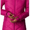 image:imageColumbia Womens Heavenly Long Hooded JacketWild Fuchsia