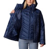 image:imageColumbia Womens Whirlibird V Printed Interchange JacketCollegiate Navy Leafall Print