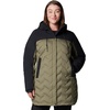 image:imageColumbia womens Mountain Croo III Mid Down JacketStone GreenBlack