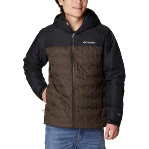 image:imageColumbia Mens Grand Trek II Down Hooded JacketCordovanBlack