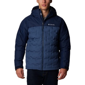 image:imageColumbia Mens Grand Trek II Down Hooded JacketDark Mountain  Collegiate Navy