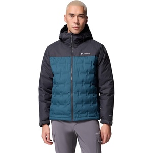 image:imageColumbia Mens Grand Trek II Down Hooded JacketEverblueShark