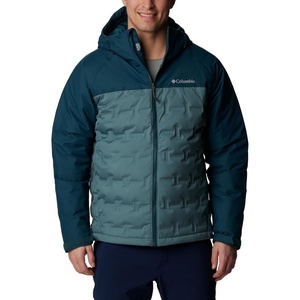 image:imageColumbia Mens Grand Trek II Down Hooded JacketMetal  Night Wave