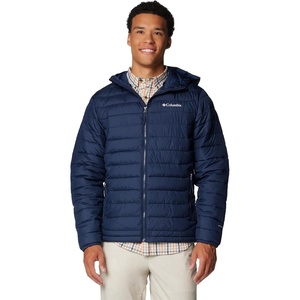 image:imageColumbia Mens Powder Lite II Hooded JacketCollegiate Navy