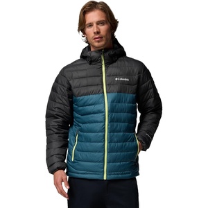 image:imageColumbia Mens Powder Lite II Hooded JacketEverblueShark