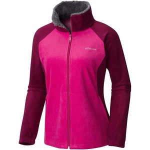 image:imageColumbia Womens Heavenly Long Hooded JacketDark RaspberryDeep Blush