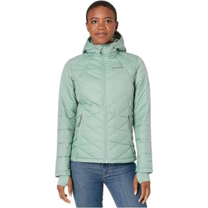 image:imageColumbia Womens Heavenly Long Hooded JacketLight Lichen