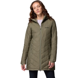 image:imageColumbia Womens Heavenly Long Hooded JacketStone Green