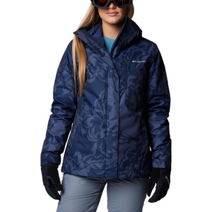image:imageColumbia Womens Whirlibird V Printed Interchange JacketCollegiate Navy Leafall Print