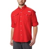 image:imageColumbia Mens Discontinued PFG Bahama II Long Sleeve ShirtRed Spark