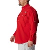 image:imageColumbia Mens Discontinued PFG Bahama II Long Sleeve ShirtRed Spark