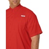 image:imageColumbia Mens PFG Tamiami II Short Sleeve Fishing ShirtRed Spark