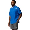 image:imageColumbia Mens PFG Tamiami II Short Sleeve Fishing ShirtVivid Blue