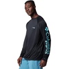 image:imageColumbia Mens PFG Terminal Tackle Long Sleeve ShirtBlackGulf Stream Logo