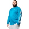image:imageColumbia Mens PFG Terminal Tackle Long Sleeve ShirtBlue EchoWhite Logo