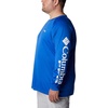 image:imageColumbia Mens PFG Terminal Tackle Long Sleeve ShirtBlue MacawWhite Logo