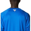 image:imageColumbia Mens PFG Terminal Tackle Long Sleeve ShirtBlue MacawWhite Logo