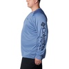 image:imageColumbia Mens PFG Terminal Tackle Long Sleeve ShirtBluestoneCollegiate Navy Logo
