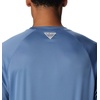 image:imageColumbia Mens PFG Terminal Tackle Long Sleeve ShirtBluestoneCollegiate Navy Logo