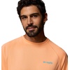 image:imageColumbia Mens PFG Terminal Tackle Long Sleeve ShirtBright NectarOcean Teal Logo
