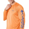 image:imageColumbia Mens PFG Terminal Tackle Long Sleeve ShirtBright NectarVivid Blue Logo