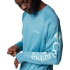 image:imageColumbia Mens PFG Terminal Tackle Long Sleeve ShirtCanyon BlueIcy Morn Logo