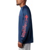image:imageColumbia Mens PFG Terminal Tackle Long Sleeve ShirtCarbonRed Spark Logo