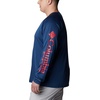 image:imageColumbia Mens PFG Terminal Tackle Long Sleeve ShirtCarbonRed Spark Logo