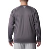 image:imageColumbia Mens PFG Terminal Tackle Long Sleeve ShirtCity GreyPink Pop Logo