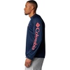 image:imageColumbia Mens PFG Terminal Tackle Long Sleeve ShirtCollegiate NavySunset Red Logo