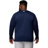 image:imageColumbia Mens PFG Terminal Tackle Long Sleeve ShirtCollegiate NavySunset Red Logo