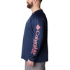 image:imageColumbia Mens PFG Terminal Tackle Long Sleeve ShirtCollegiate NavySunset Red Logo