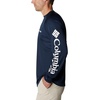 image:imageColumbia Mens PFG Terminal Tackle Long Sleeve ShirtCollegiate NavyWhite Logo