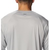 image:imageColumbia Mens PFG Terminal Tackle Long Sleeve ShirtCool GreySalmon Logo