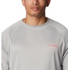 image:imageColumbia Mens PFG Terminal Tackle Long Sleeve ShirtCool GreySalmon Logo