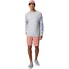 image:imageColumbia Mens PFG Terminal Tackle Long Sleeve ShirtCool GreyVivid Blue Logo