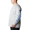 image:imageColumbia Mens PFG Terminal Tackle Long Sleeve ShirtCool GreyVivid Blue Logo