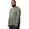 image:imageColumbia Mens PFG Terminal Tackle Long Sleeve ShirtCypress HeatherCarbon Logo