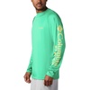 image:imageColumbia Mens PFG Terminal Tackle Long Sleeve ShirtDark LimeSunlit Logo