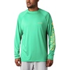 image:imageColumbia Mens PFG Terminal Tackle Long Sleeve ShirtDark LimeSunlit Logo
