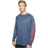 image:imageColumbia Mens PFG Terminal Tackle Long Sleeve ShirtDark MountainSunset Red