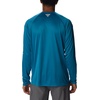 image:imageColumbia Mens PFG Terminal Tackle Long Sleeve ShirtDeep MarineLaser Lemon Logo