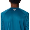 image:imageColumbia Mens PFG Terminal Tackle Long Sleeve ShirtDeep MarineLaser Lemon Logo