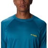 image:imageColumbia Mens PFG Terminal Tackle Long Sleeve ShirtDeep MarineLaser Lemon Logo